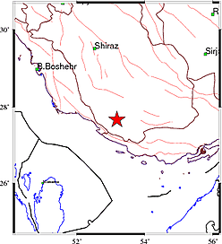 وقوع زمین لرزه در شبانکاره استان بوشهر