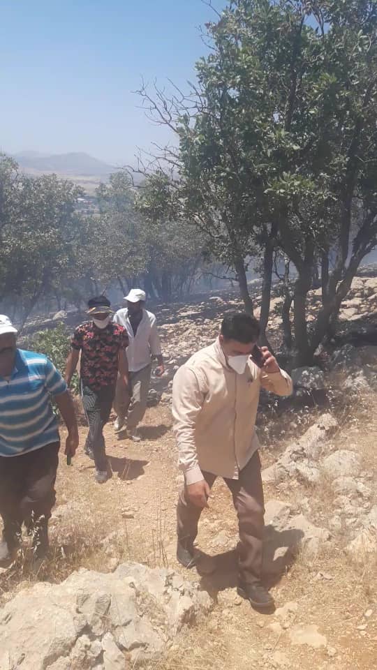 حضور به موقع سپاه در مهار آتش سوزی های کوه سروک شهرستان بویراحمد/تصاویر