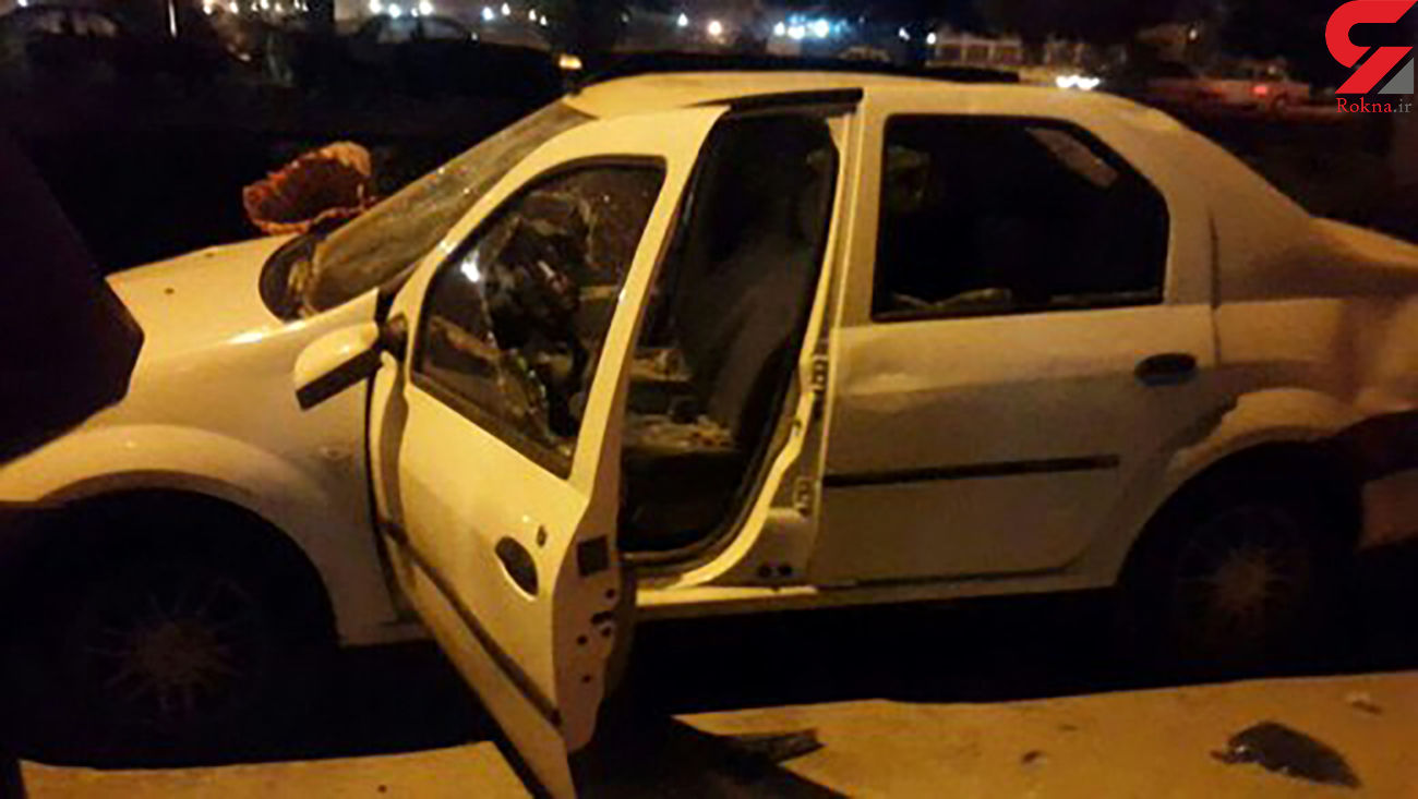 تخریب چند خودرو جلوی یک بیمارستان در غرب تهران