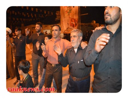 گزارش تصویری از مراسم عزاداری هیأت انصار الحسین (ع) شهر سوق در شب هفتم محرم