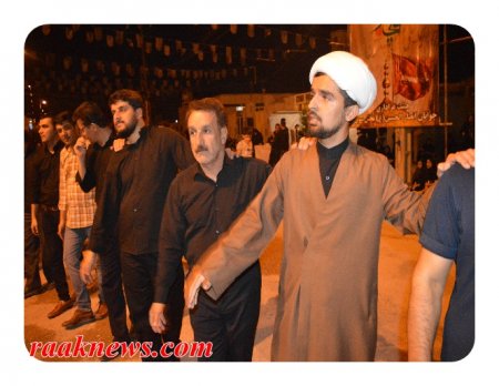گزارش تصویری از مراسم عزاداری هیأت انصار الحسین (ع) شهر سوق در شب هفتم محرم