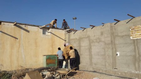 دومین گزارش تصویری از مراحل آماده سازی موکب شهدای شهرستان کهگیلویه