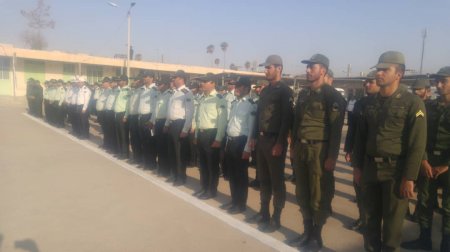 صبحگاه مشترک نیروهای انتظامی و نظامی کهگیلویه برگزار شد/ گزارش تصویری