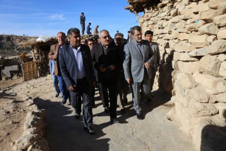 بازدید معاون هماهنگی امور اقتصادی وزیر کشور از روستاهای محروم شهرستان چرام /گزارش تصویری