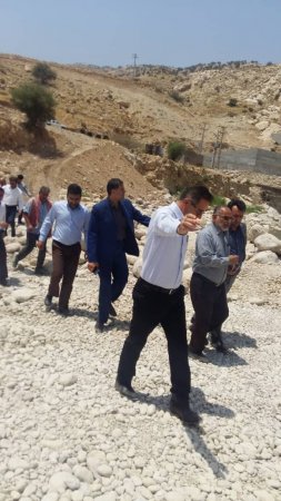بازدید جمعی از مدیران استانی و شهرستانی از پروژه «پل تراب»لنده/گزارش تصویری