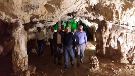 استاندار کهگیلویه و بویراحمد از غار ده شیخ بازدید کرد/تصاویر