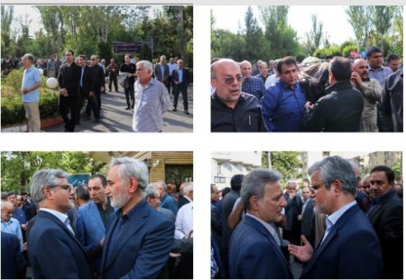 پیکر نماینده بهبهانی اصل  مجلس ششم از تهران  تشییع شد+ تصاویر