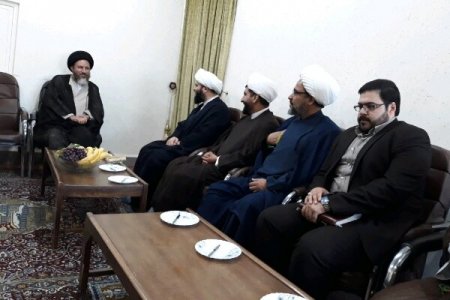 رئیس سازمان تبلیغات اسلامی کشور با آیت الله ملک حسینی دیدار کرد/تصاویر