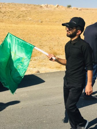 کاروان پیاده روی انصار الحسین سوق سفر خود را به سوی کربلای معلی آغاز کردند