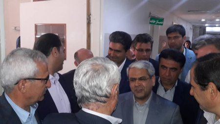 گزارش تصویری از بازدید معاون وزیر بهداشت از بیمارستان امام خمینی«ره»دهدشت