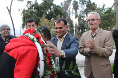 استقبال از دارنده مدال طلای جام بین المللی کشتی روز جهانی کودک در دهدشت