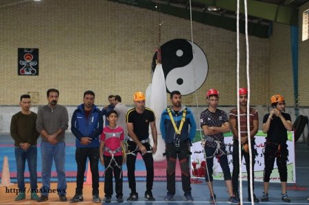 افتتاح نخستین دیواره سنگنوردی سالنی در گچساران