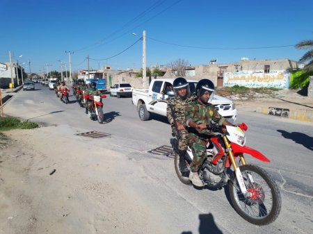 گزارش تصویری از نمایش آمادگی و اقتدار نیروهای مسلح در دهدشت