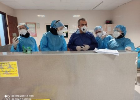 گزارش تصویری از فعالیت پرسنل بیمارستان امام خمینی(ره)دهدشت در کنار بیماران مبتلا به کرونا