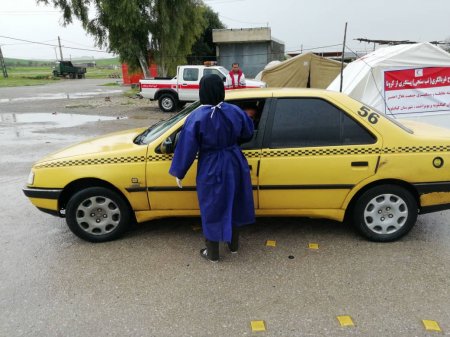 تلاش شبانه روز جمعیت هلال احمر کهگیلویه در ایستگاه های غربالگری/گزارش تصویری