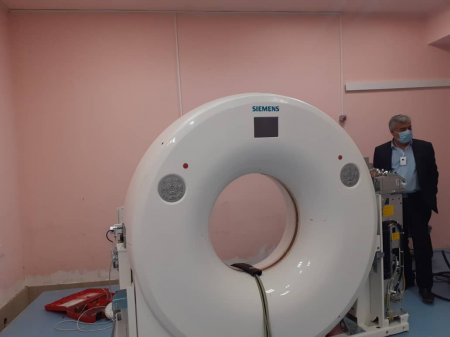 نصب دستگاه سی.تی.اسکن در بیمارستان شهید جلیل یاسوج/تصاویر