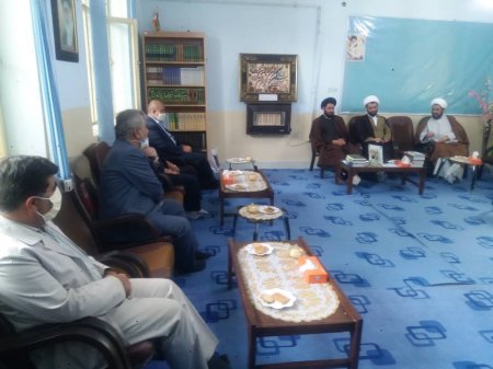 دیدار رئیس سازمان تبلیغات و شورای هیئات مذهبی با امام جمعه شهر دهدشت/تصاویر