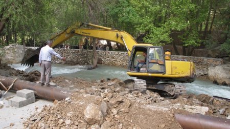 آزادسازی 15 هکتار از اراضی بستر رودخانه مهریان در یاسوج+ تصاویر