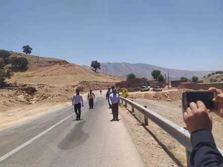 حذف بیش از 10 نقطه حادثه خیز در محور دهدشت -قلعه رئیسی/تصاویر