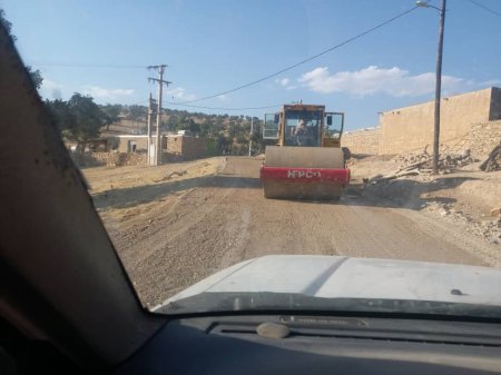 اجرای عملیات زیرسازی روستای(شهید پرواز)دیشموک در قالب طرح "ابرار"/تصاویر