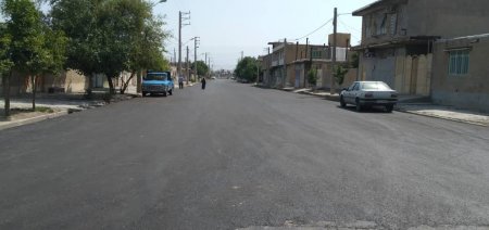 تکمیل آسفالت دو خیابان قدیمی در شهر دهدشت/تصاویر