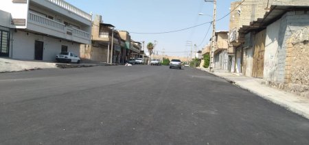 تکمیل آسفالت دو خیابان قدیمی در شهر دهدشت/تصاویر