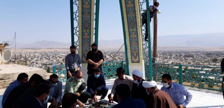 تجدید بیعت خبرنگاران با شهدای گمنام شهر دهدشت/گزارش تصویری