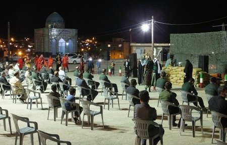 برگزاری آیین شبی با شهداء در گچساران