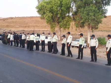 گزارش تصویری استقبال از شهید مدافع امنیت در شهرستان کهگیلویه