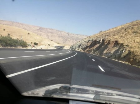 گزارش تصویری از افتتاحیه تعریض جاده دهدشت-چرام