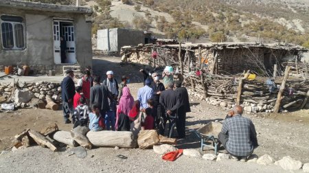 بازدید از 28 خانواده نیازمند در منطقه آبشور شهرستان بویراحمد