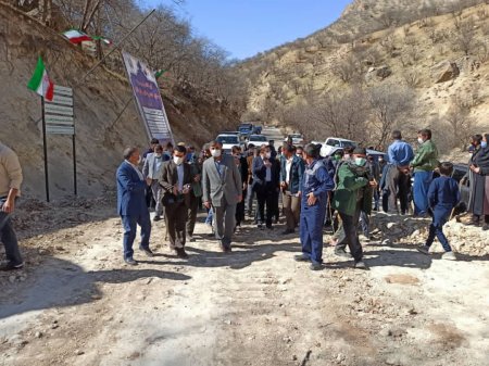 مشکل راه ارتباطی روستای چال‌شاهین در شهرستان بویراحمد بعد از سال‌ها برطرف می‌شود