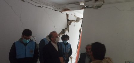 بازدید میدانی رئیس کل دادگستری استان کهگیلویه و بویراحمد از مناطق زلزله زده سی سخت/تصاویر
