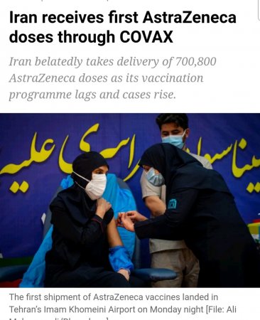 بازتاب ترخیص اولین محموله واکسن کوواکس در رسانه های بین المللی