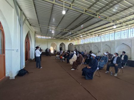 مسجد 450 ساله در بافت تاریخی بلادشاپور ساماندهی و به بهره‌برداری رسید +تصاویر