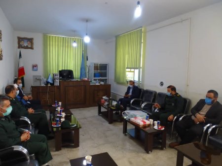 به مناسبت هفته قوه قضائیه صورت گرفت: دیدار فرمانده ناحیه مقاومت بسیج شهرستان باشت با دادستان و رئیس دادگستری