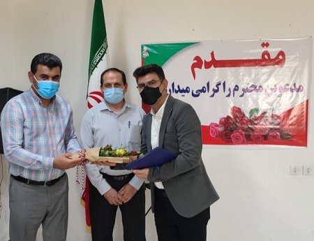 مراسم تودیع و معارفه رئیس بیمارستان امام خمینی دهدشت برگزار شد+تصاویر