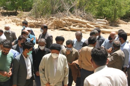 گزارش تصویری از بازدید حجت الاسلام موحد از منطقه طسوج شهرستان چرام