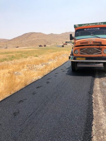 آسفالت راه روستایی محمد آباد بخش مرکزی شهرستان کهگیلویه+تصاویر