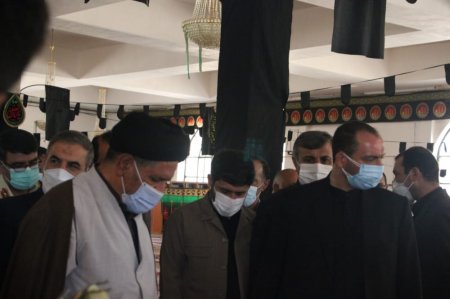 ادای احترام وزیر کشور به مقام شامخ شهدا در گلزار شهدای یاسوج