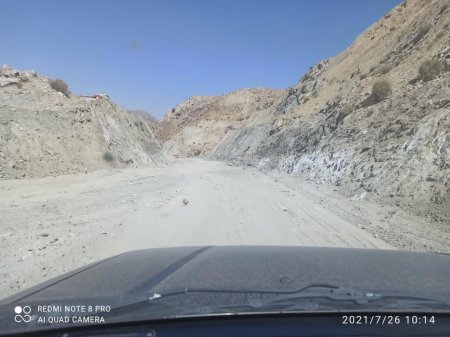 گزارش تصویری از فعالیت پروژه مهم جاده لنده-تراب -جاده ملی دهدشت-پاتاوه