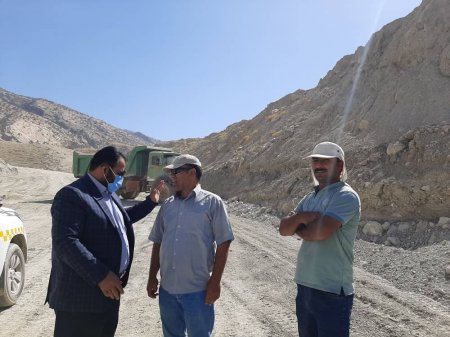 گزارش تصویری از فعالیت پروژه مهم جاده لنده-تراب -جاده ملی دهدشت-پاتاوه