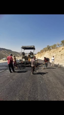 گزارش تصویری از ادامه فعالیت عملیات آسفالت پروژه مهم واریانت آب حیات(حذف نقاط حادثه خیز) محور سرفاریاب -باغچه سادات -یاسوج