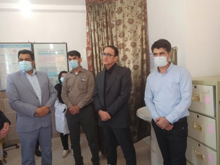 روز پرکار رئیس دانشگاه علوم پزشکی یاسوج در بهمئی و بازدید از بیمارستان در حال ساخت این شهرستان
