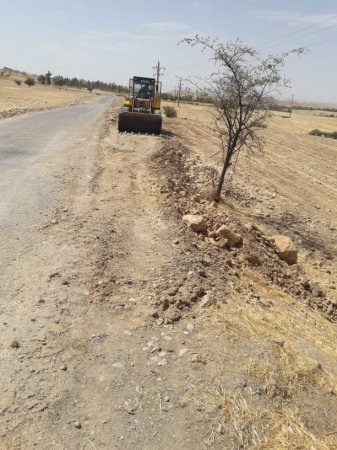 بهسازي و آسفالت راه‌های روستایی بی منجگان،روشن آباد و اکبر آباد بخش مرکزی کهگیلویه/تصاویر