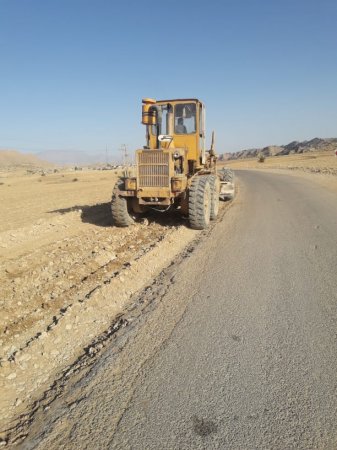 بهسازي و آسفالت راه‌های روستایی بی منجگان،روشن آباد و اکبر آباد بخش مرکزی کهگیلویه/تصاویر