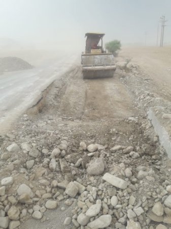 بهسازي و آسفالت راه‌های روستایی بی منجگان،روشن آباد و اکبر آباد بخش مرکزی کهگیلویه/تصاویر