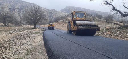 آسفالت راه روستایی مناطق زیارتی و سیاحتی امامزادگان سید اسدالله و سیدابراهیم (ع)شهرستان بهمئی