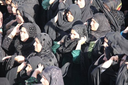 ارادت مردم شهردهدشت به شهدای کربلا وتاسوعای حسینی +تصاویر