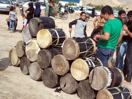 عظمت عاشورا وشام غریبان گچسارانی ها از نگاه دوربین +تصاویر